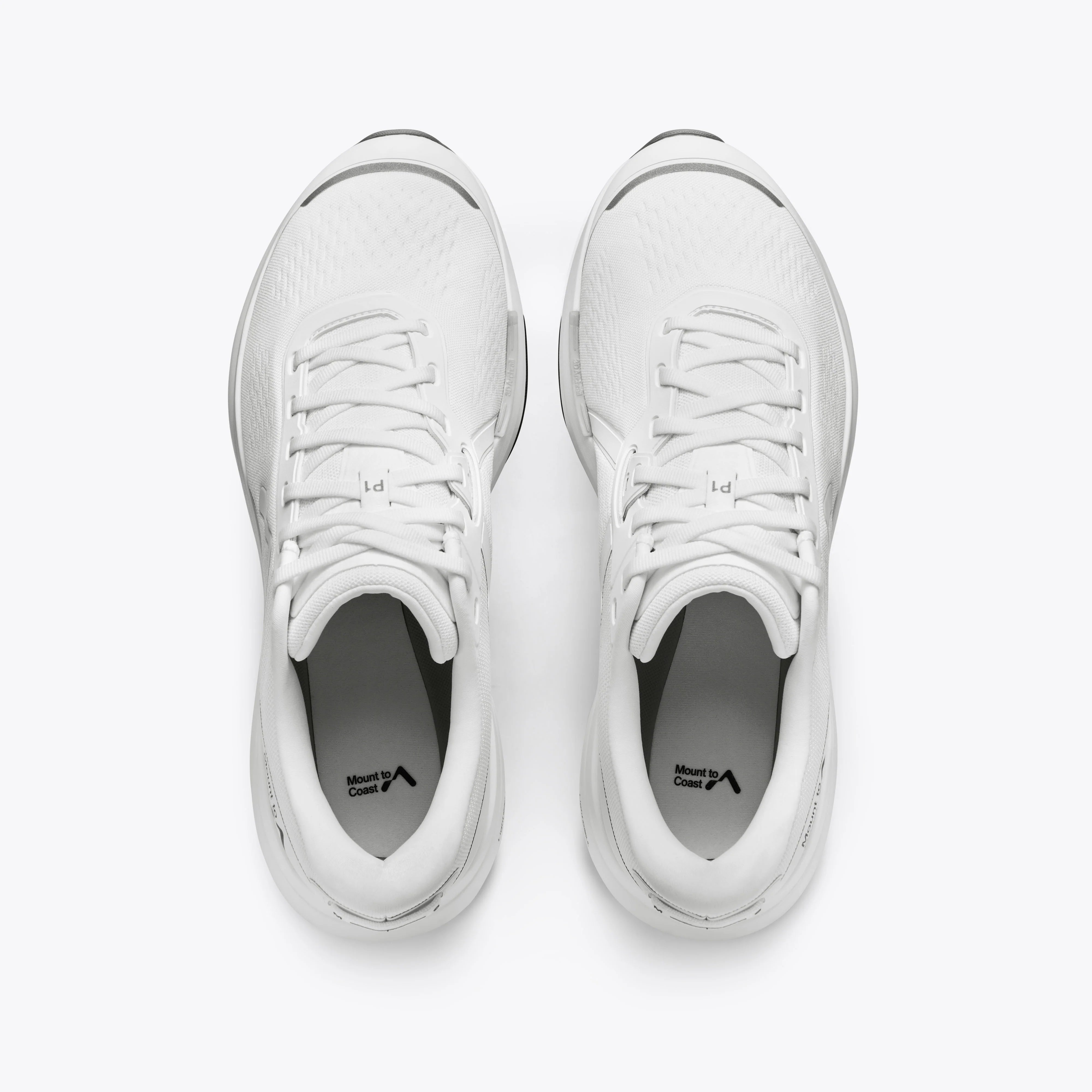 Premium Men's P1 Running Shoes - White | Lightweight & Breathable for Jogging, Gym Workouts & Daily Wear
