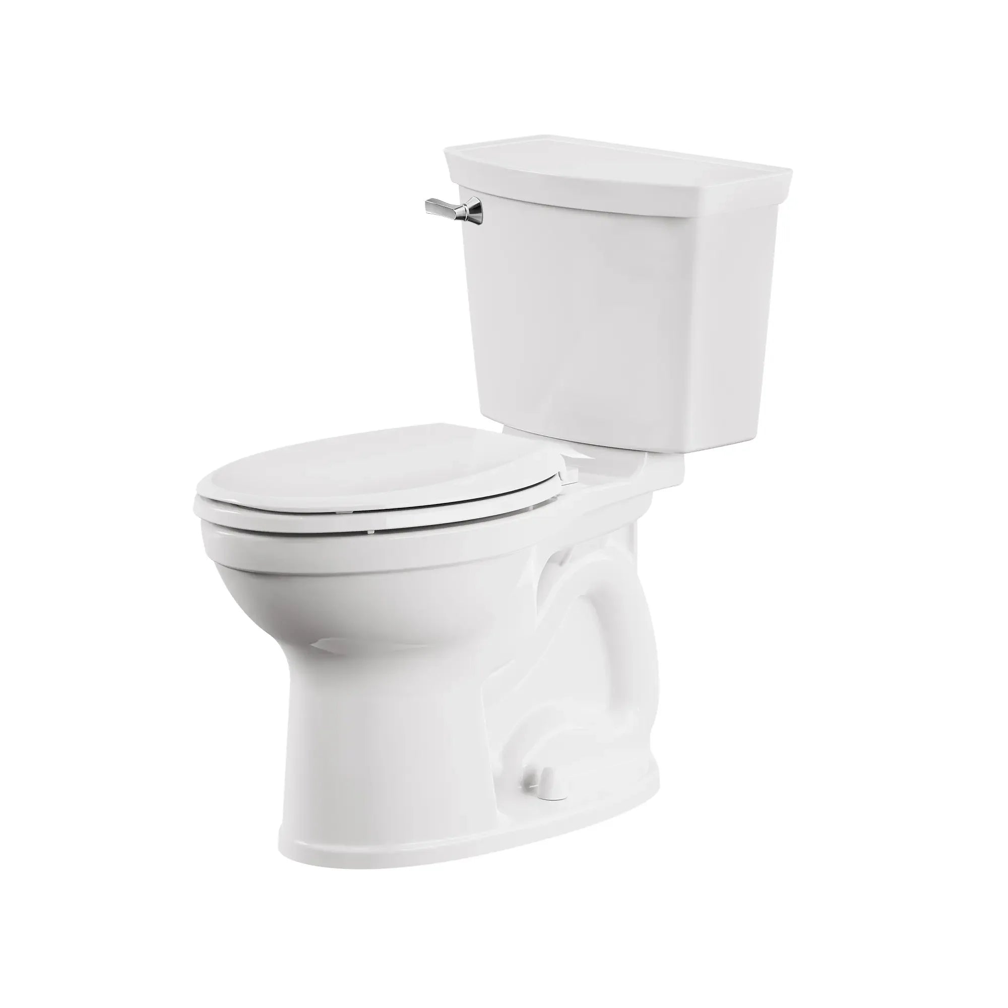 Champion® 4 Two-Piece 1.28 GPF/4.8 LPF Water-Saving Round Front Toilet with Soft-Close Seat - Perfect for Small Bathrooms & Powder Rooms