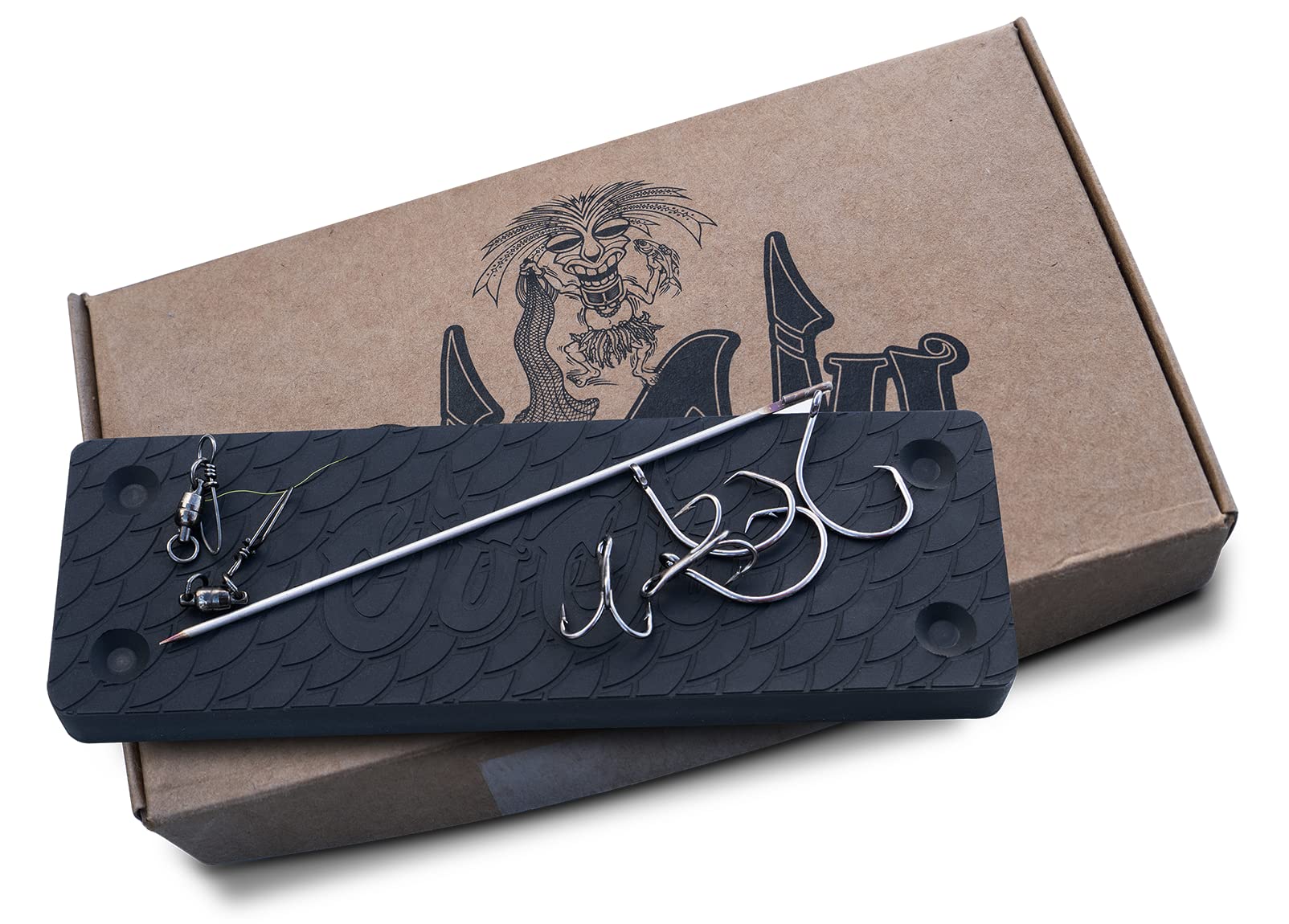 Juju Fishing Magnet - Heavy Duty Oversized Magnet for Fishing Gear, Tackle Storage, Lures & Pliers | Gun Holder & Tool Organizer | Perfect for Boats, Filet Tables, Trucks & Outdoor Adventures