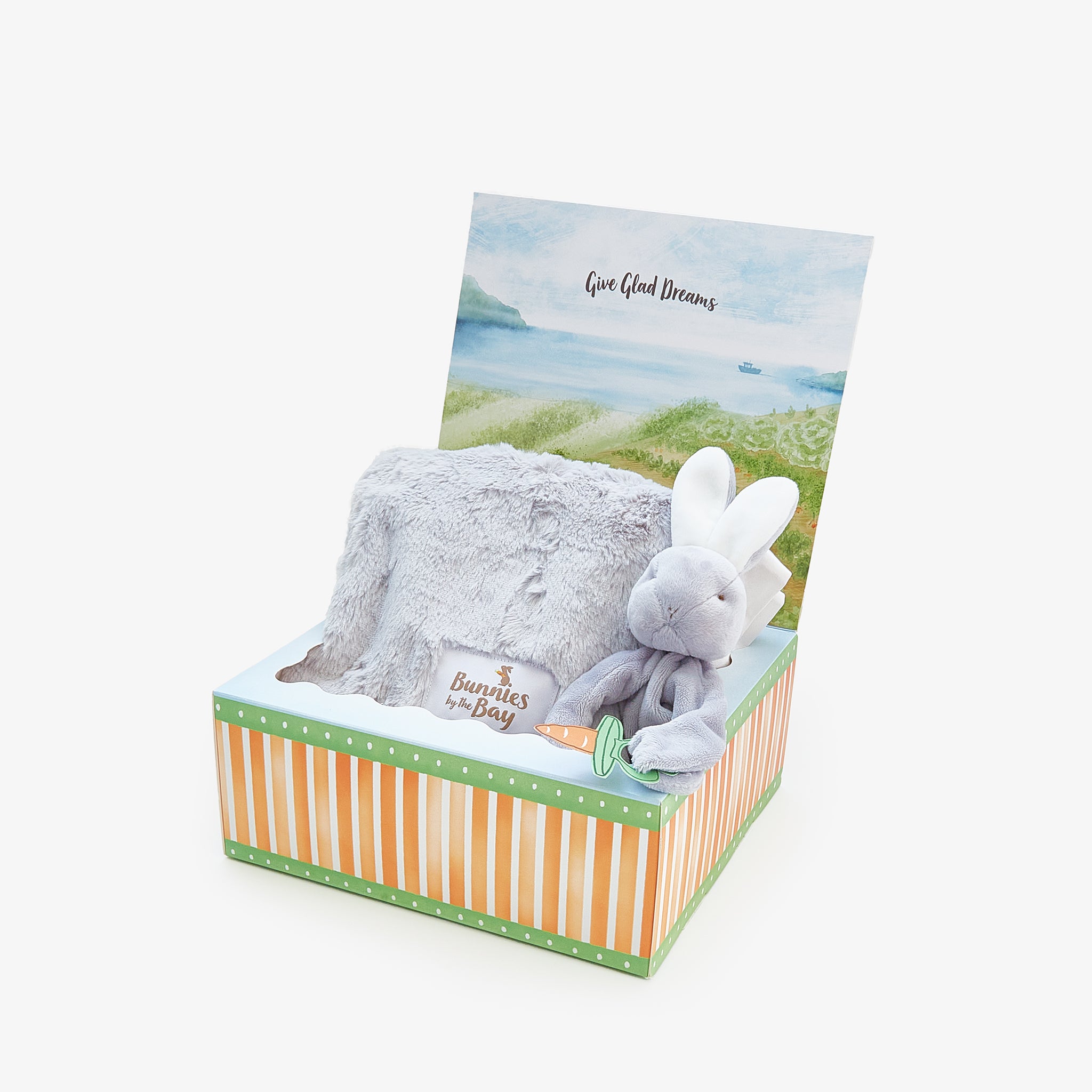 Snuggle and Soothe Baby Gift Set - Soft Gray Newborn Essentials for Gifts, Showers & Nursery Comfort