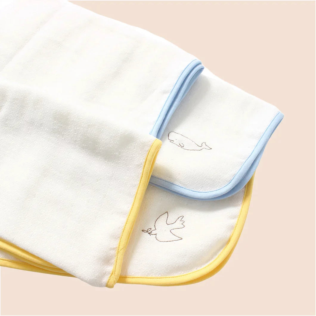 Soft Hartwell Imabari 3-Layer Muslin Baby Towel - 70cm Ultra Absorbent & Gentle for Newborns - Perfect for Bath Time, Swaddling & Nursery Essentials
