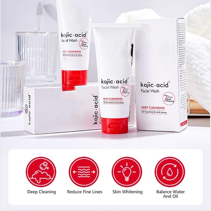 Kojic Acid Skin Brightening Body Lotion - Moisturizing & Fast Absorbing Cream for Even Skin Tone (230ml) | Dark Spot Corrector for Face & Body | Perfect for Daily Hydration & Nighttime Skin Care