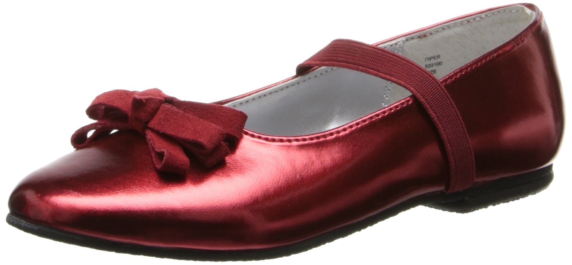 Jumping Jacks Piper Ballerina Flat Shoes for Toddler & Little Kid - Comfortable Ballet Flats for Girls, School, Dance & Everyday Wear