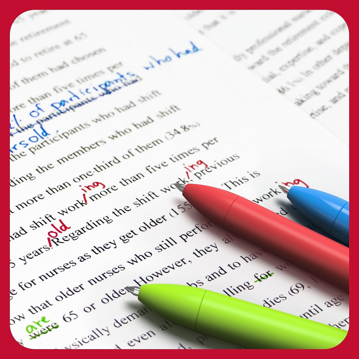 STAPLES TRU RED Retractable Quick Dry Gel Pens - Fine Point 0.5mm (12-Pack) - Perfect for Office Work, Note Taking & School Supplies