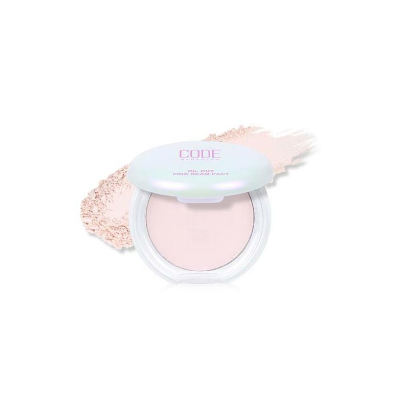 Code Glokolor Oil Cut Pink Beam Pact 8g - Professional Hair Styling Wax for Vibrant Color & Strong Hold - Perfect for Salon Styling, Cosplay & Creative Hair Designs