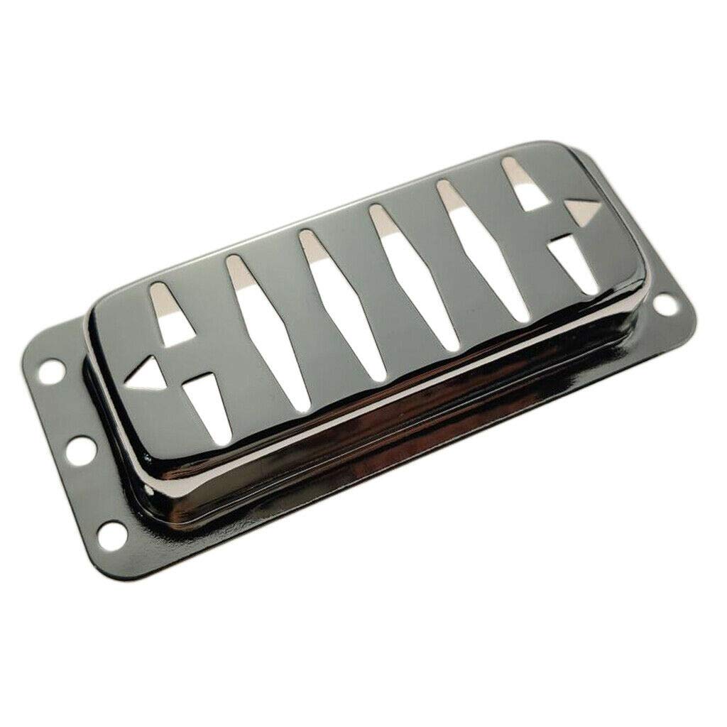 1pc Brass Electric Guitar Pickup Cover - Chrome Plated for Enhanced Tone & Durability | Perfect for Gibson, Fender & DIY Guitar Upgrades