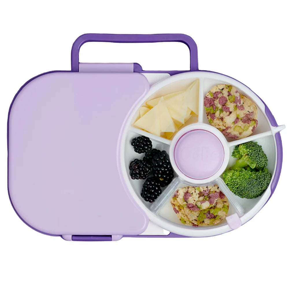 Eco-Friendly Gobe Lunch Box - BPA Free, Leak Proof, Microwave Safe - Perfect for School, Work & Picnics - Taro Purple