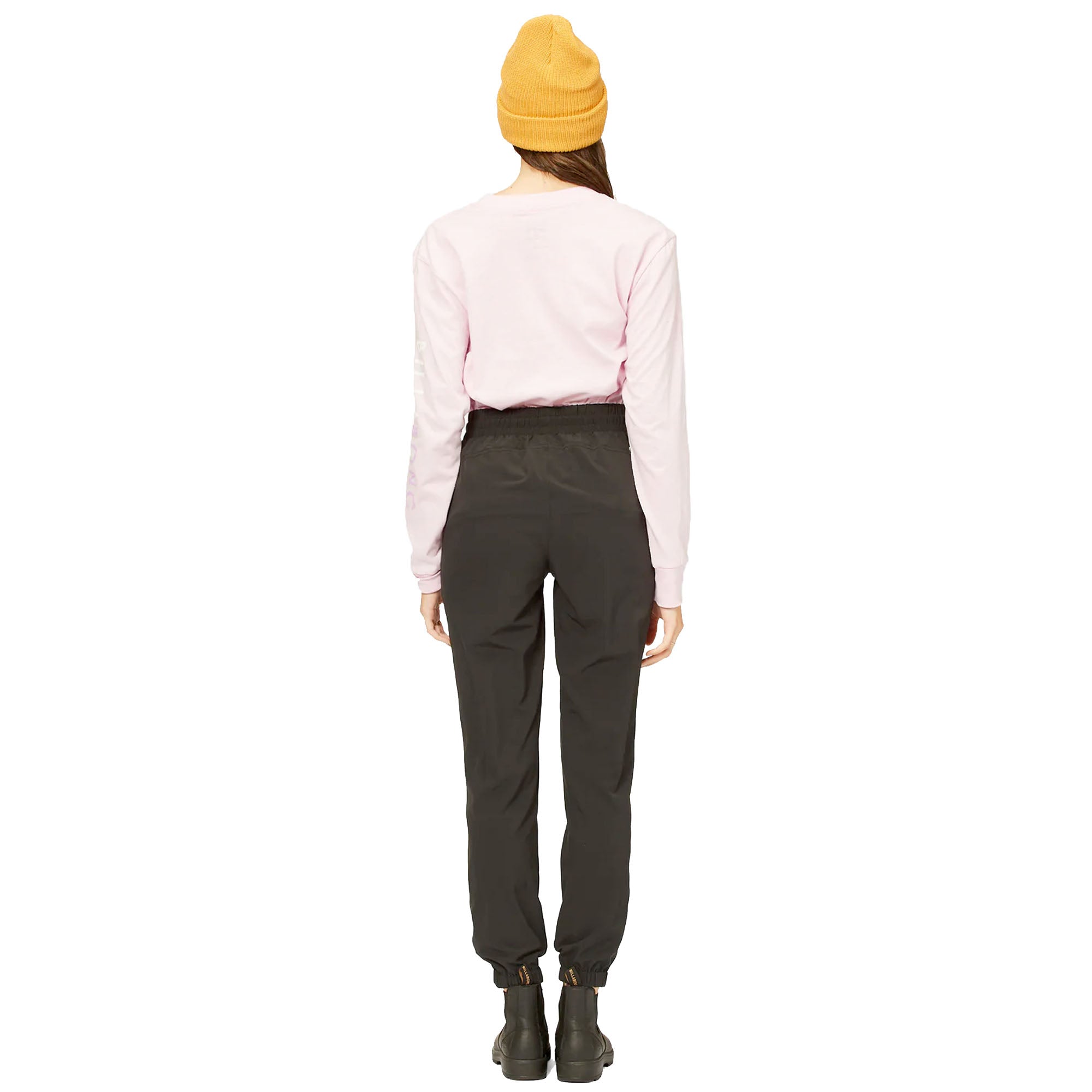 Billabong Canyon Jogger Pants for Women - Comfortable Stretch Athletic Lounge Pants in Black | Perfect for Yoga, Running & Casual Wear