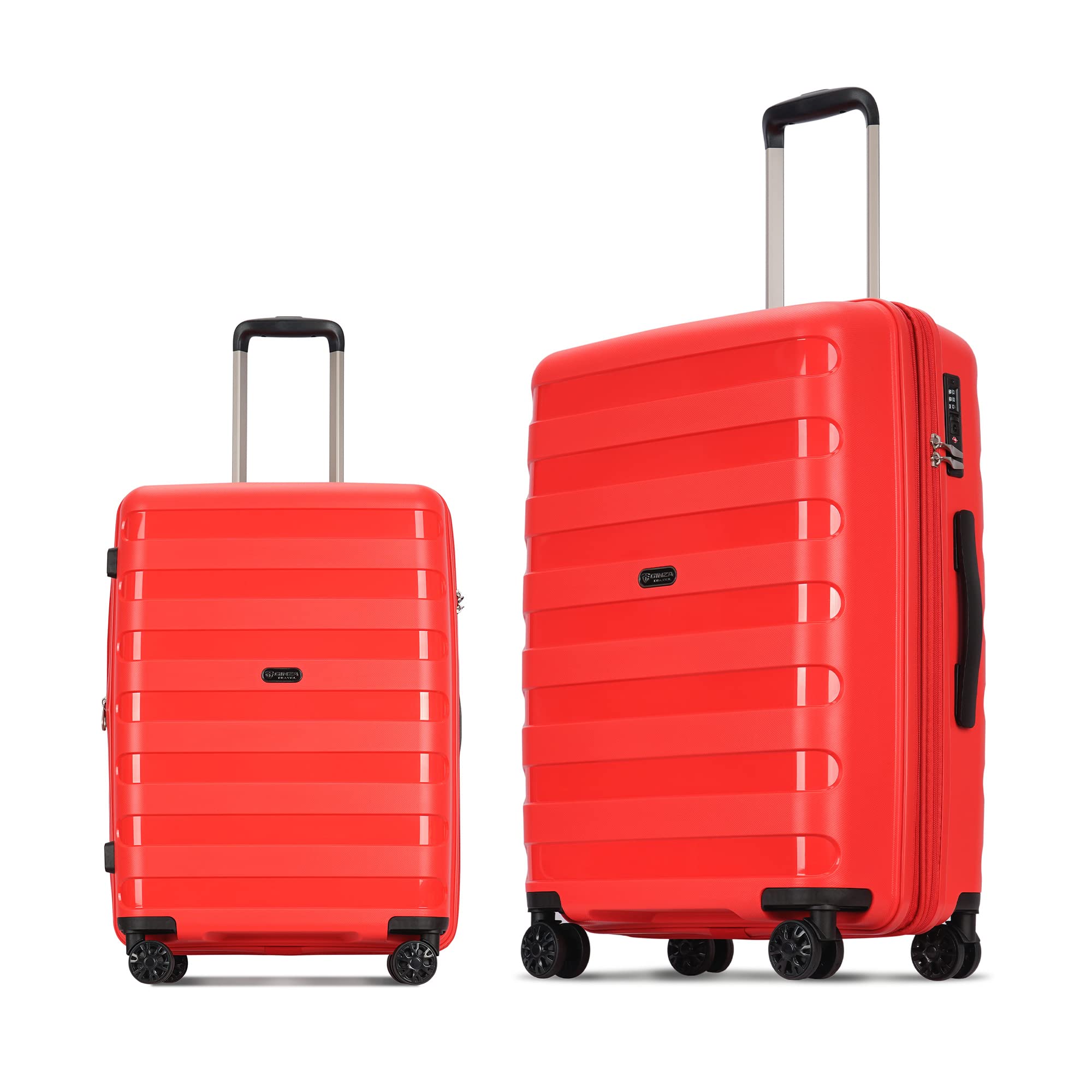 Expandable 2-Piece Luggage Set with Spinner Wheels & TSA Lock - 20