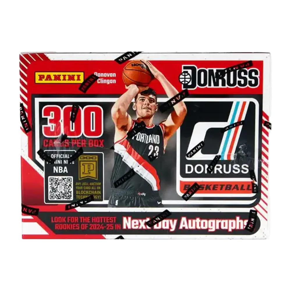 2024 Panini Donruss Basketball Hobby Box - 25 Cards Pack | Collectible NBA Trading Cards for Fans & Investors | Perfect for Card Shows, Fantasy Leagues & Memorabilia Collections