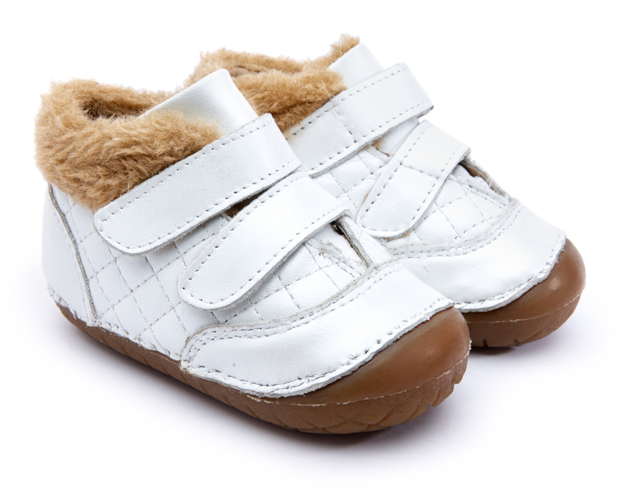 Old Soles Boys & Girls 4069 Quilty Bear Pave Sneaker Booties - White (Nacardo Blanco) | Comfortable Winter Shoes for Kids Outdoor Play & Casual Wear