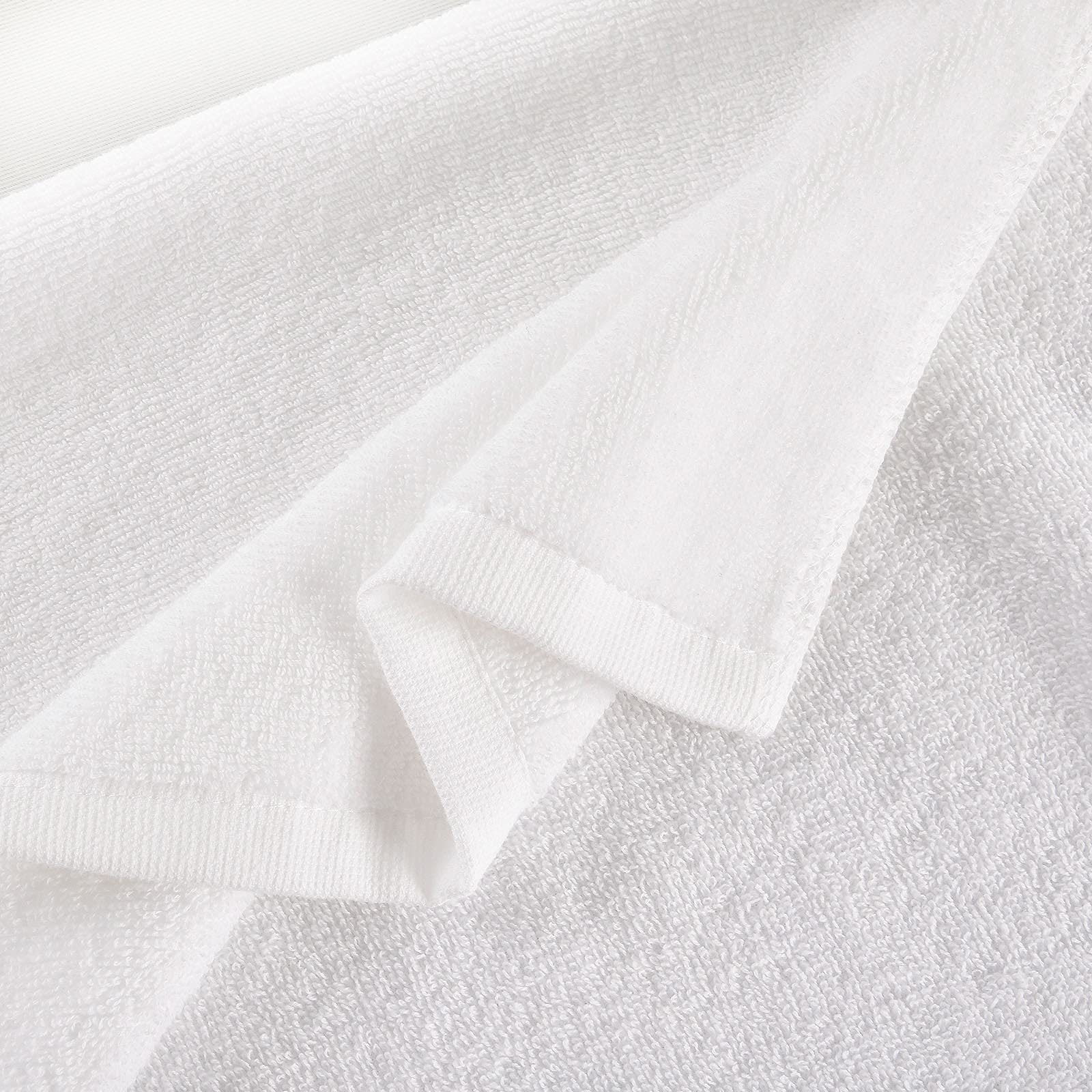 ALAZA Yellow Tulip Cotton Hand Towel Set of 2 - 16x30 Inch Soft & Absorbent Bath Towels for Hotel, Spa & Home Bathroom Decor - Perfect for Guest Rooms, Luxury Bathrooms & Gifting
