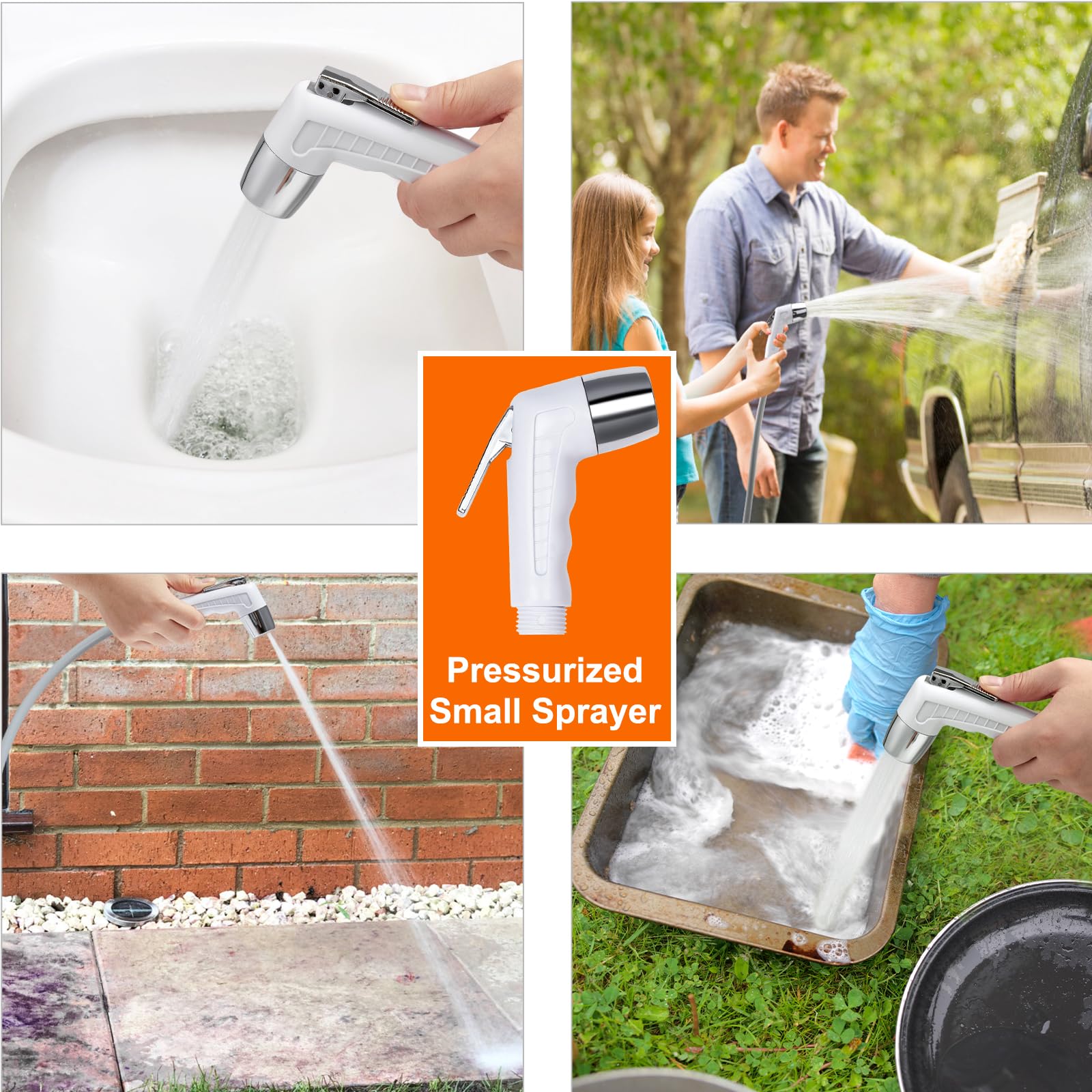KEDSUM Rechargeable Portable Camp Shower - Battery Powered Outdoor Shower Head with Water Pump for Camping, Hiking, Beach, RV Travel & Off-Grid Adventures | Perfect for Emergency Use, Road Trips, Backpacking & Outdoor Showers | JP-2040 | Ideal for Emergency Preparedness Kits & Remote Locations