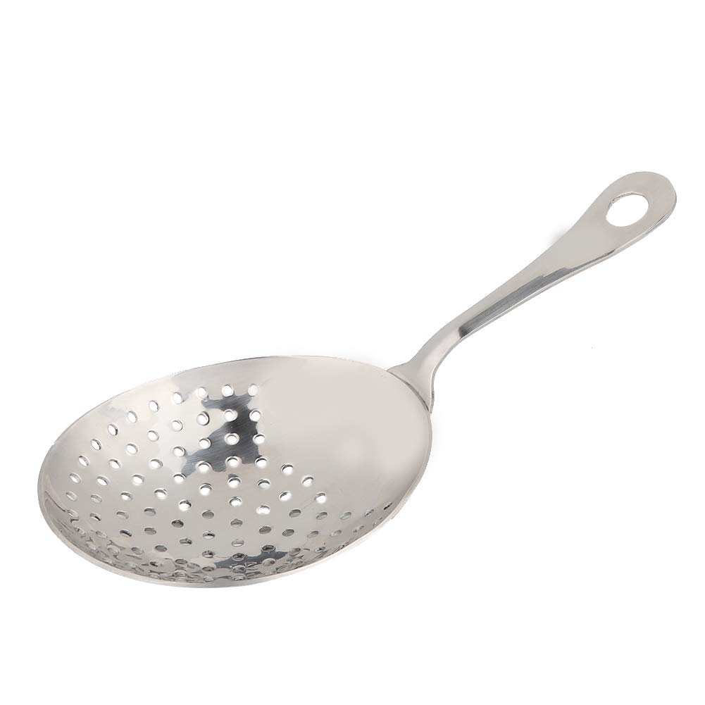 Premium Stainless Steel Cocktail Strainer & Pasta Spoon - Fine Mesh Filter for Bartending, Cooking & Restaurant Use - Ideal for Cocktails, Spaghetti, Noodles & More