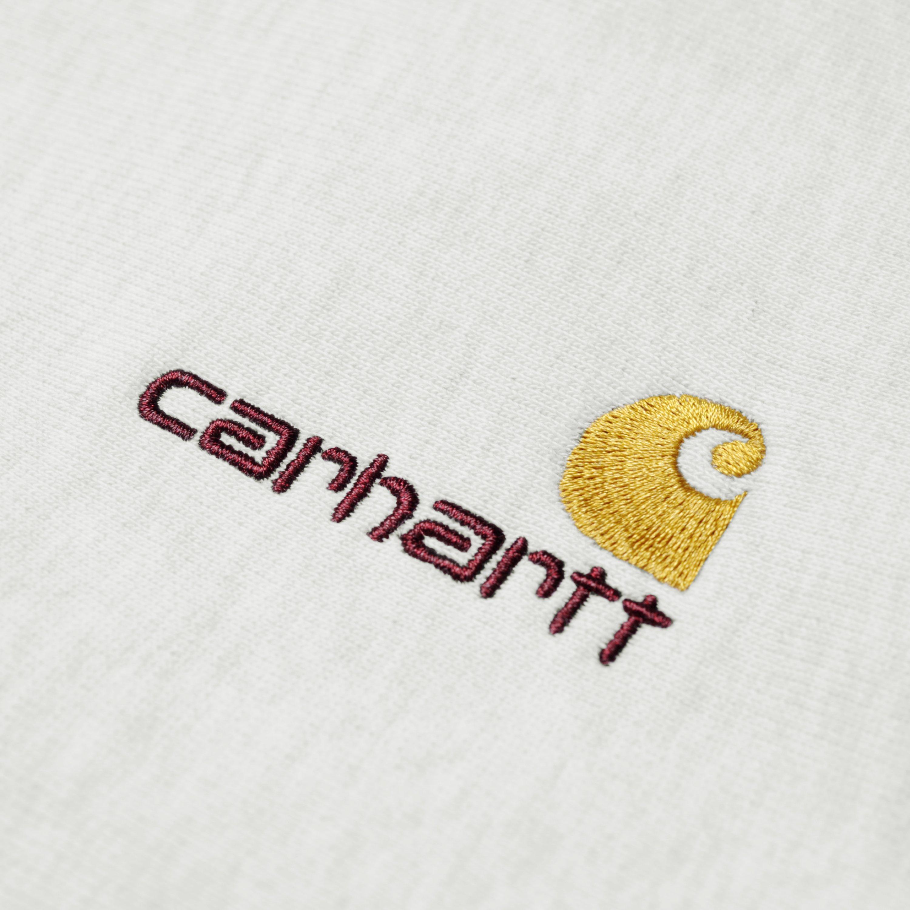 American Script Sweatshirt | Ash Heather Color | Comfortable Cotton Pullover | Perfect for Casual Wear, Street Style & College Outfits