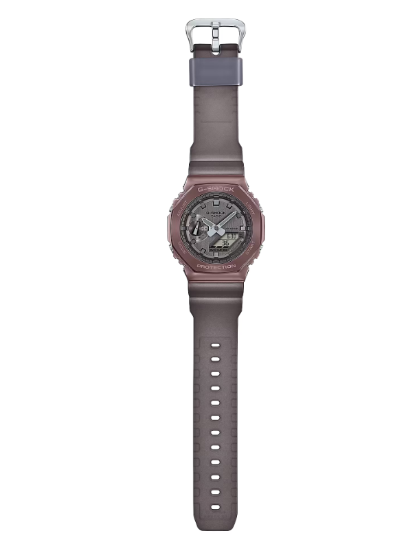 G Shock GM2100MF-5A Limited Edition Ana Digi Gold Ion Plated Bezel Men's Watch - Durable Sports & Casual Timepiece for Outdoor Activities, Work & Everyday Wear