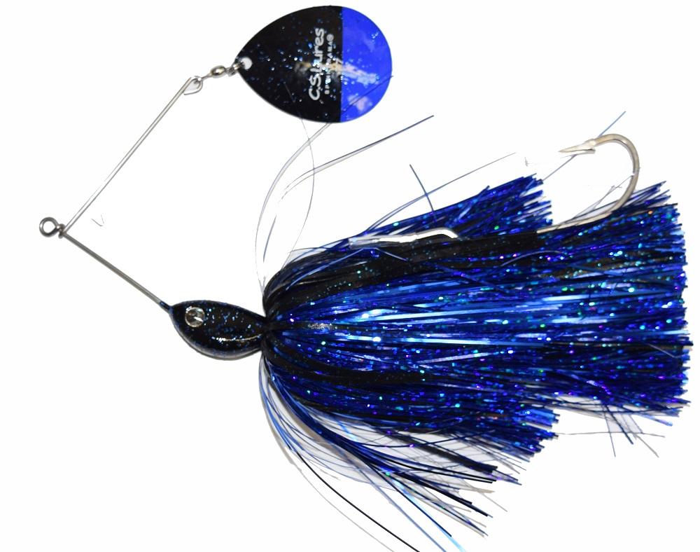 C.S. Lures Colorado Spinnerbait - Premium Bass Fishing Lures for Freshwater & Saltwater - Ideal for Bass, Pike, and Walleye Fishing in Lakes and Rivers
