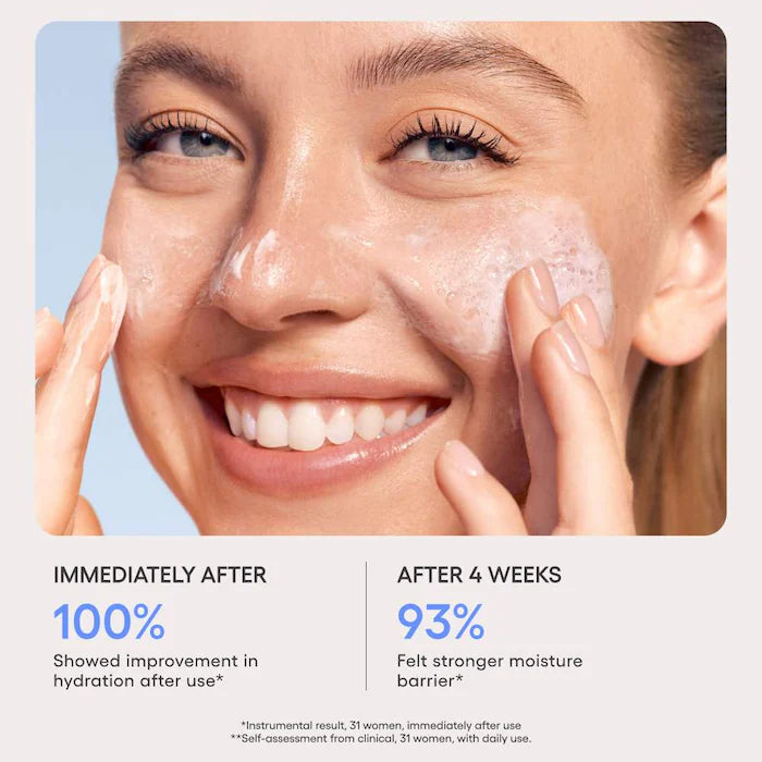 LANEIGE Water Bank Hyaluronic Acid Facial Cleanser - Hydrating & Gentle Face Wash for Dry & Sensitive Skin - Perfect for Daily Skincare Routine & Makeup Removal