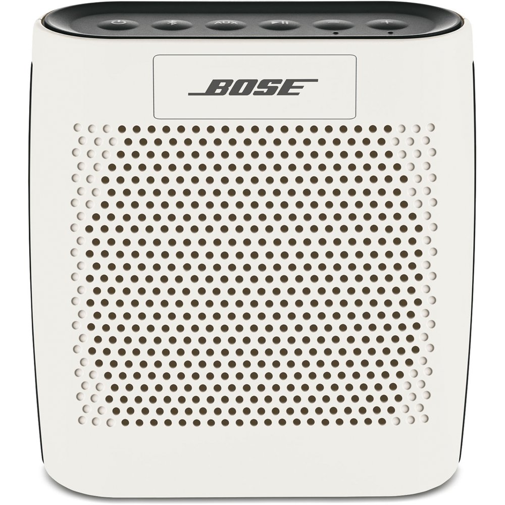 Bose SoundLink Color Bluetooth Speaker - Portable Wireless Speaker with Rich Bass, 8-Hour Battery, Water Resistant - Perfect for Travel, Beach, Pool & Outdoor Adventures (White)
