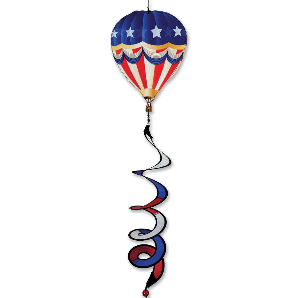7 Hot Air Balloon Twister - Patriotic Balloon Decorations for Parties, Events & Celebrations | Perfect for 4th of July, Memorial Day & Patriotic Themed Occasions
