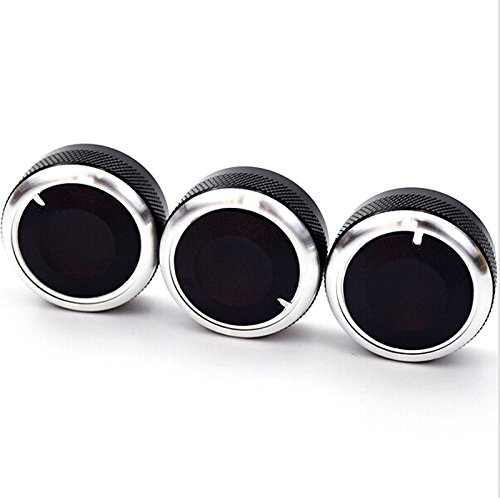 AUTOXBERT 3-Piece Heater Climate Control Knob Set - Replacement Buttons for Toyota Funcargo/Probox/Yaris Vitz Echo 1998 - AC Panel Switch Knob Cover - Perfect for DIY Car Interior Repair & Climate Control Maintenance