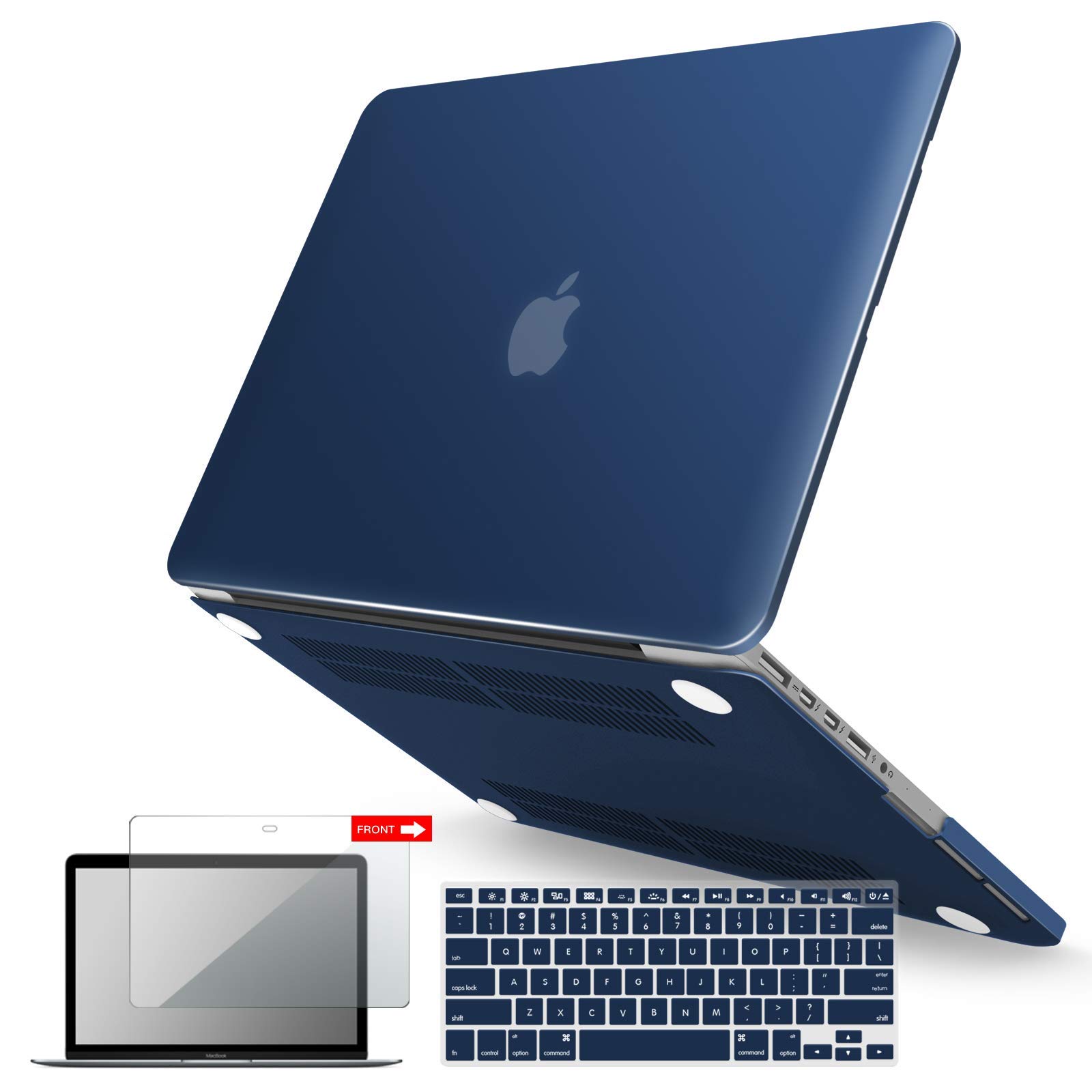 IBENZER MacBook Pro 13 Inch Case (2012-2015 Models A1502/A1425) - Hard Shell Protective Cover with Keyboard Protector & Screen Protector for Retina MacBook Pro 13