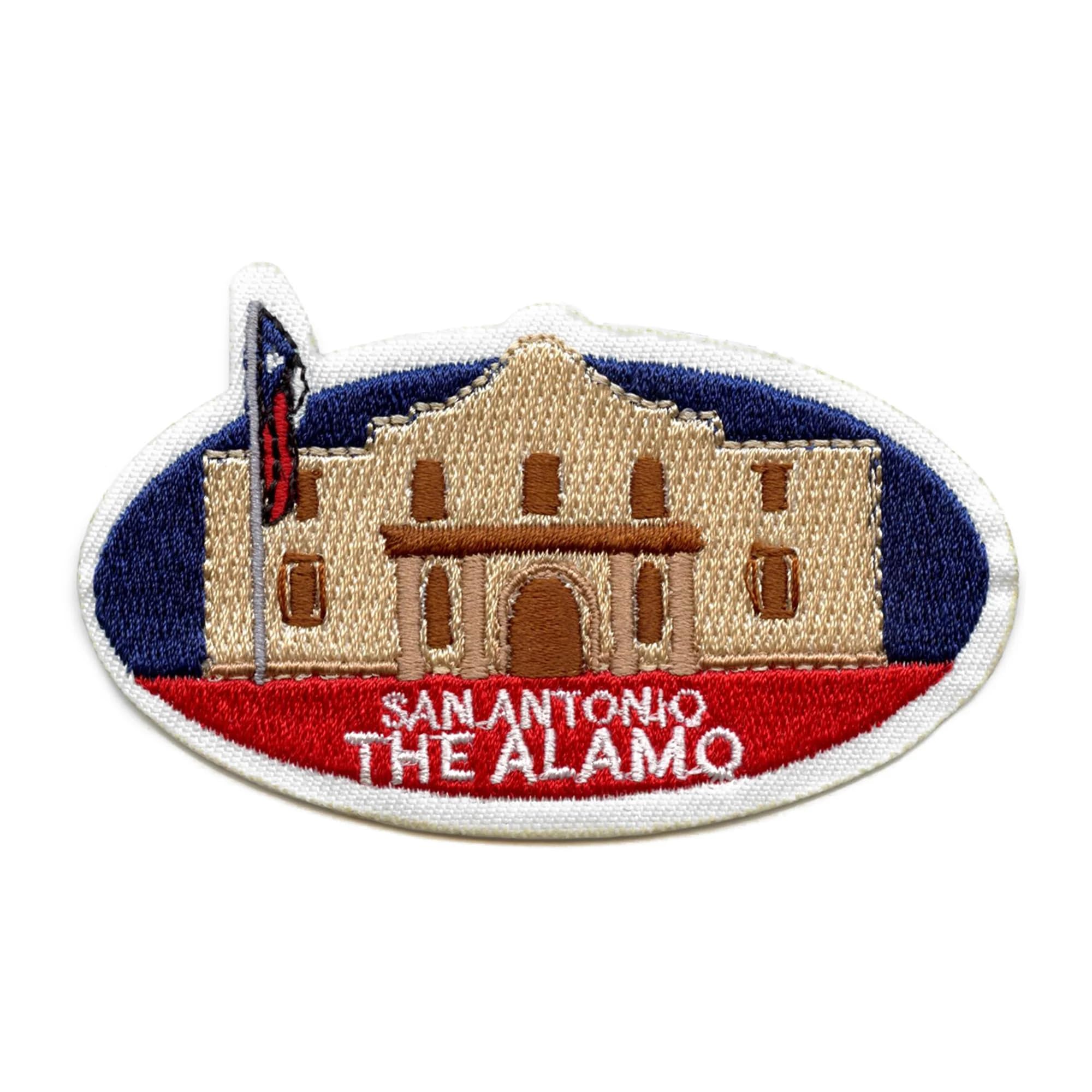 The Alamo Travel Patch - Embroidered Iron-On Historical Landmark Souvenir for Jackets, Hats & Backpacks | Perfect for Travelers & History Enthusiasts