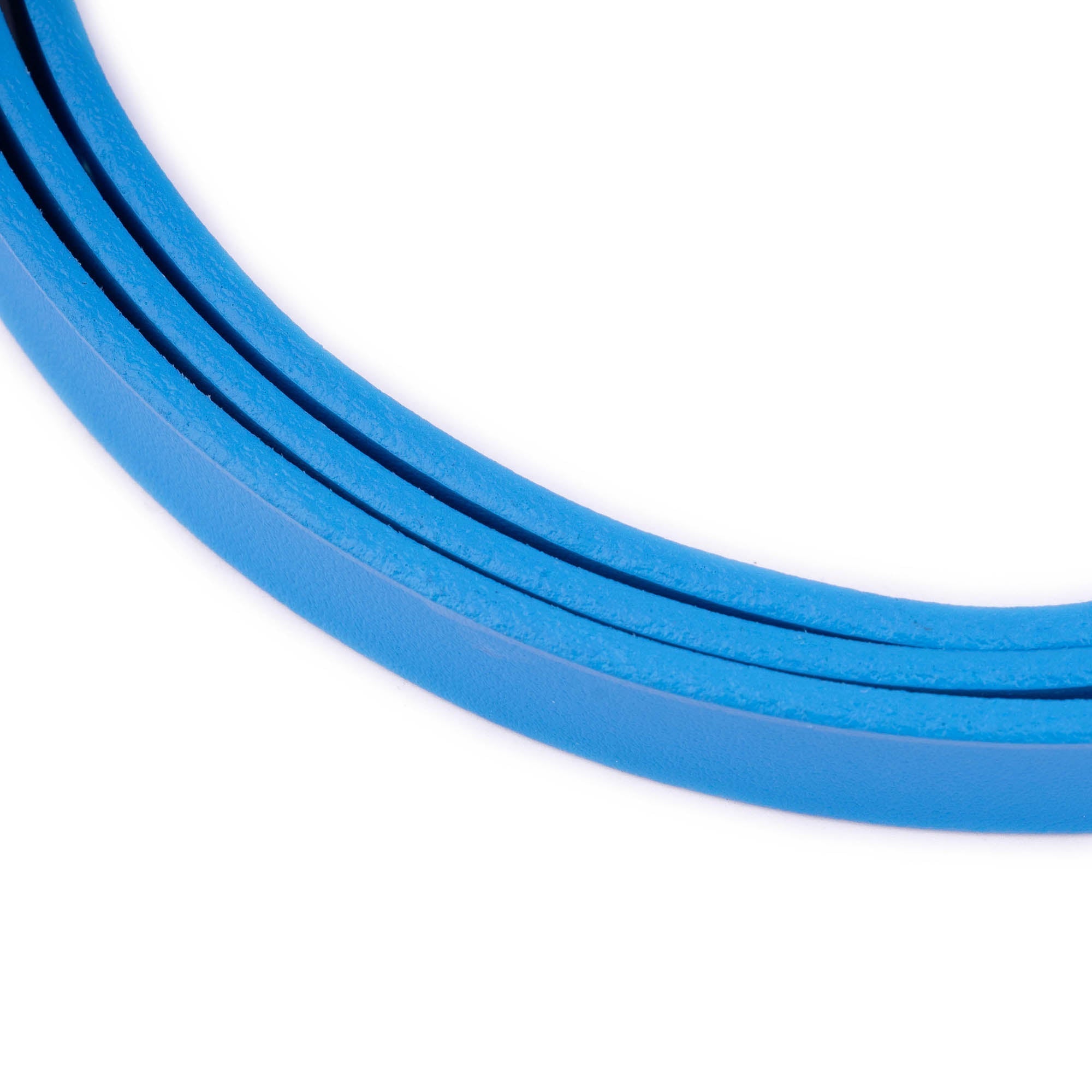 1.5cm Genuine Leather Replacement Belt Strap for Versace Buckles - Azure Blue - Women's Fashion Accessory (Perfect for Dress Pants, Skirts & Formal Outfits)