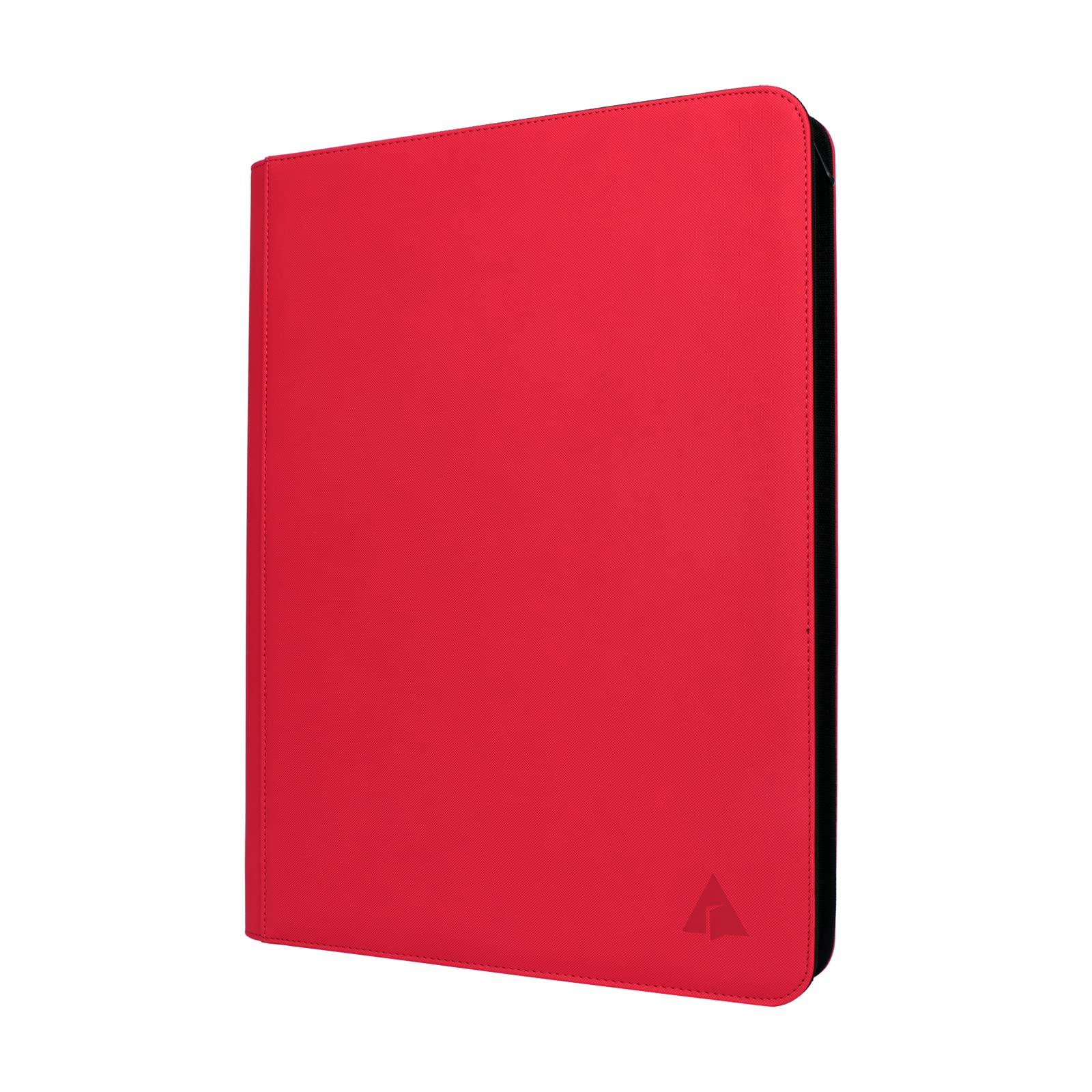 Rieton 16-Pocket 1000+ Capacity Trading Card Binder - Side Loading Ringless Album for TCG, MTG, Pokemon & Sports Cards | Perfect for Collectors, Gamers & Card Storage Organization (Red)