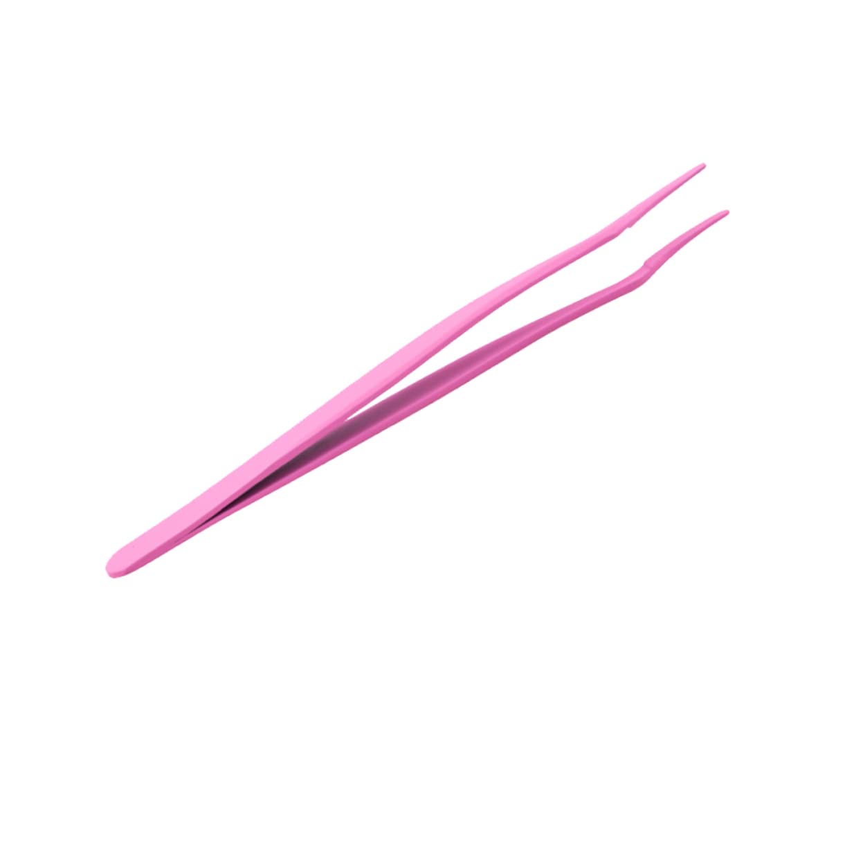 Stainless Steel Anti-Static Eyelash Clips for Fake Lashes - Pink Makeup Tools for Professional & Home Use | Perfect for Lash Extensions, Strip Lashes Application & Makeup Organization