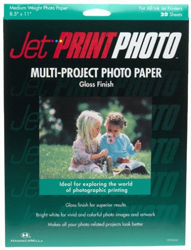Premium Jet Print Photo Multi-Project Photo Paper - High-Quality Matte & Glossy Finish for Professional Prints, Scrapbooking, and Photo Albums