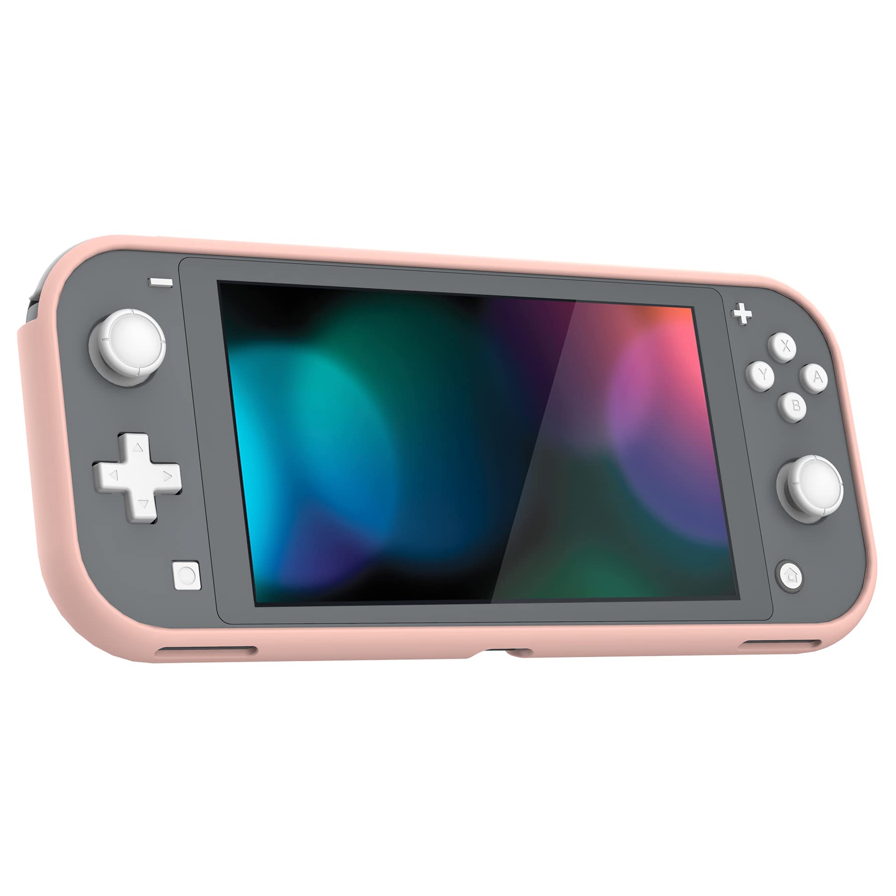 PlayVital Hungry Kitties Custom Protective Case for Nintendo Switch Lite - Soft TPU Slim Cover with Anti-Scratch Design | Perfect for Gaming, Travel & Everyday Protection