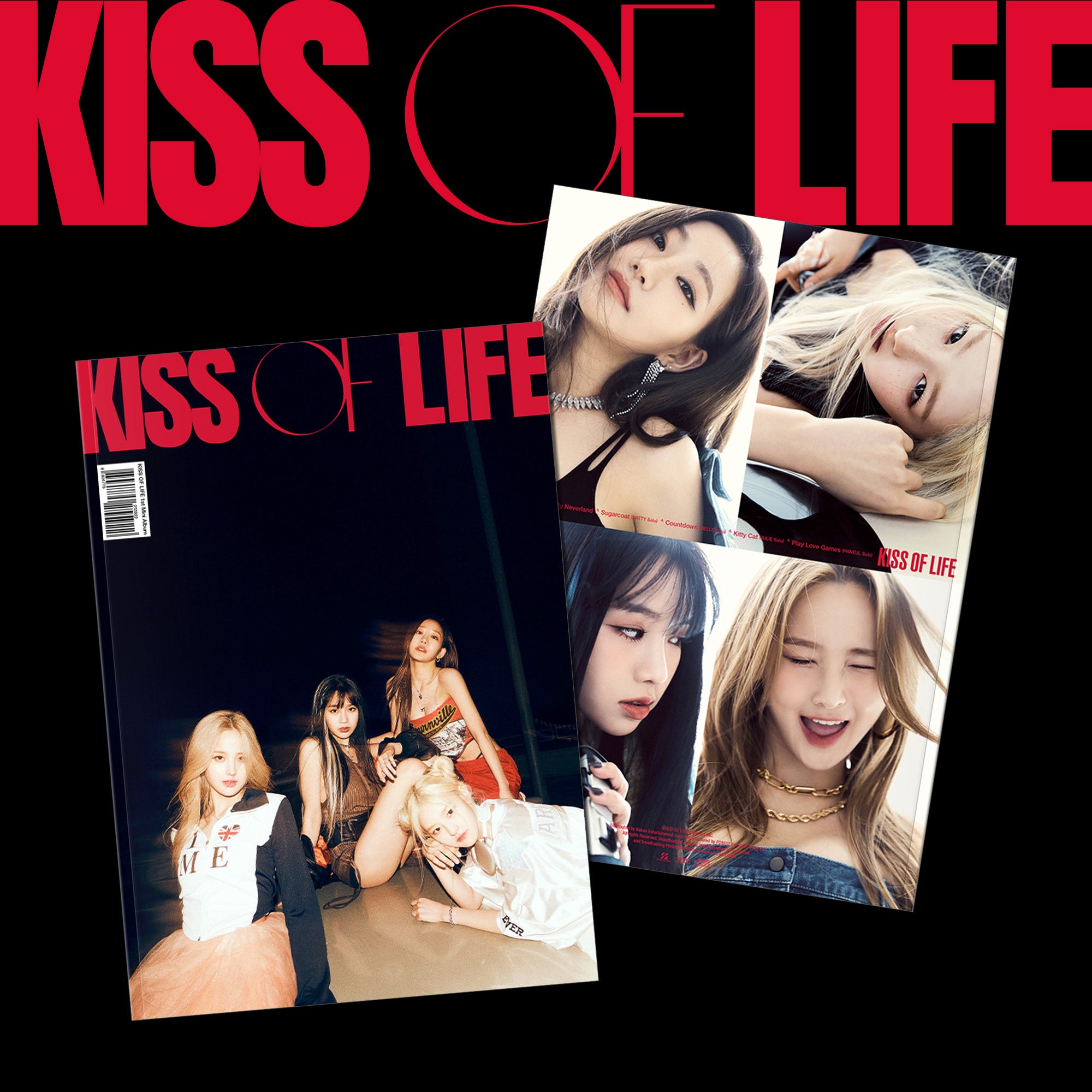 KISS OF LIFE 1st Mini Album 'KISS OF LIFE' - K-Pop Music CD | Perfect for K-Pop Fans, Collectors & Gift Giving | Enjoy at Home, Parties & K-Pop Events