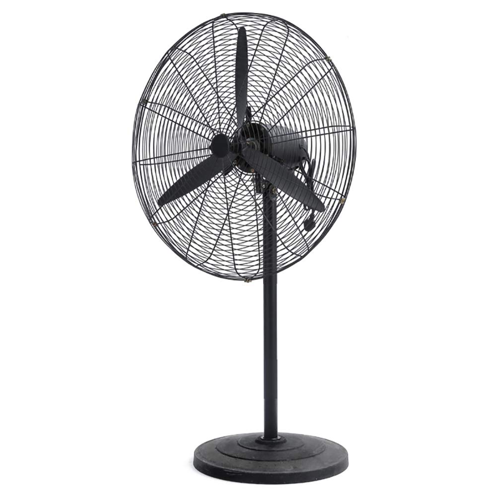 RXBFD Industrial Pedestal Tower Fan - 3-Speed Electric Standing Fan with Auto Oscillation for Home, Office & Factory Use | Powerful Cooling for Large Spaces | Black