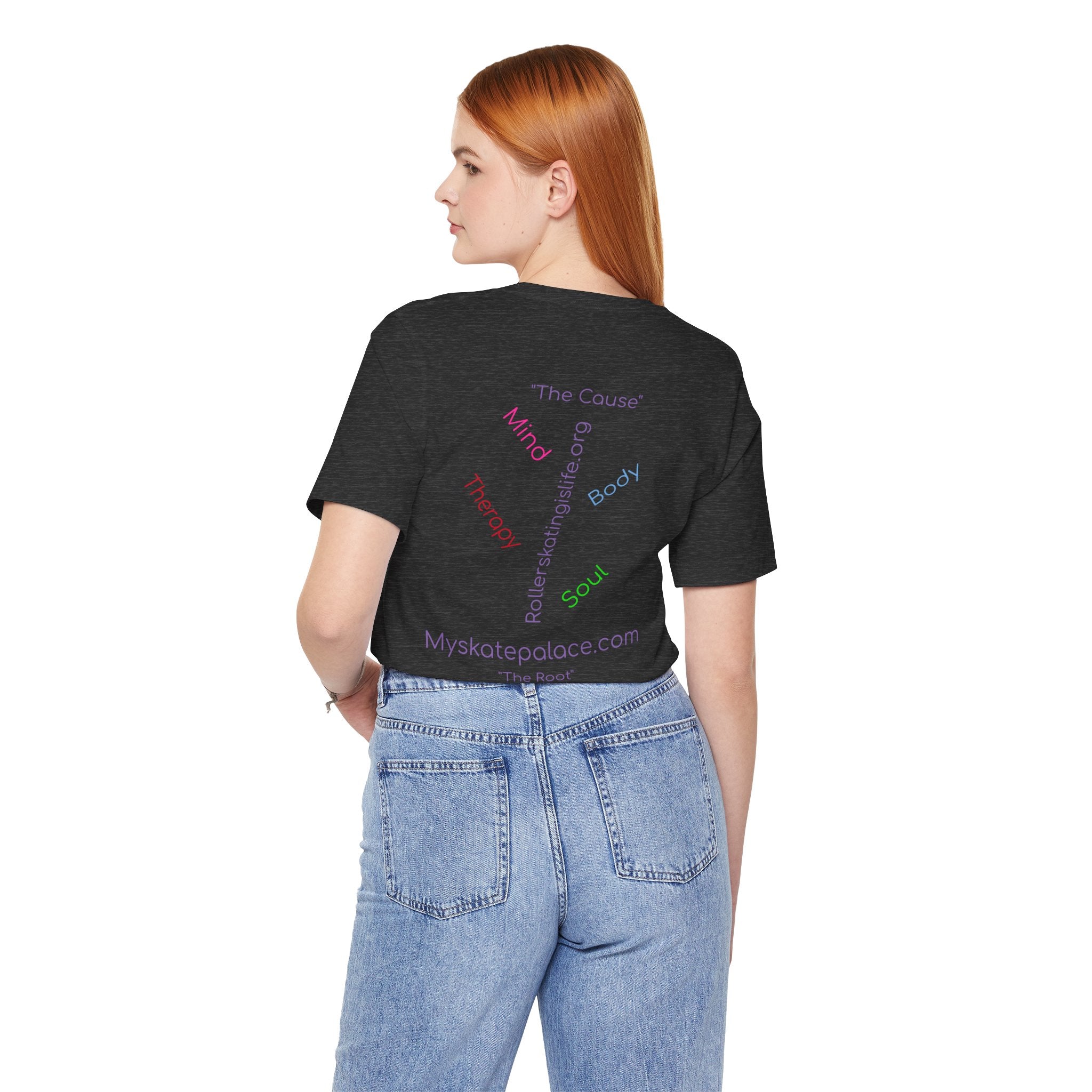SSP Corp Roller Skating is Life Graphic T-Shirt - Comfortable Cotton Tee for Skaters & Roller Derby Fans - Perfect for Casual Wear, Skate Parks & Retro Fashion