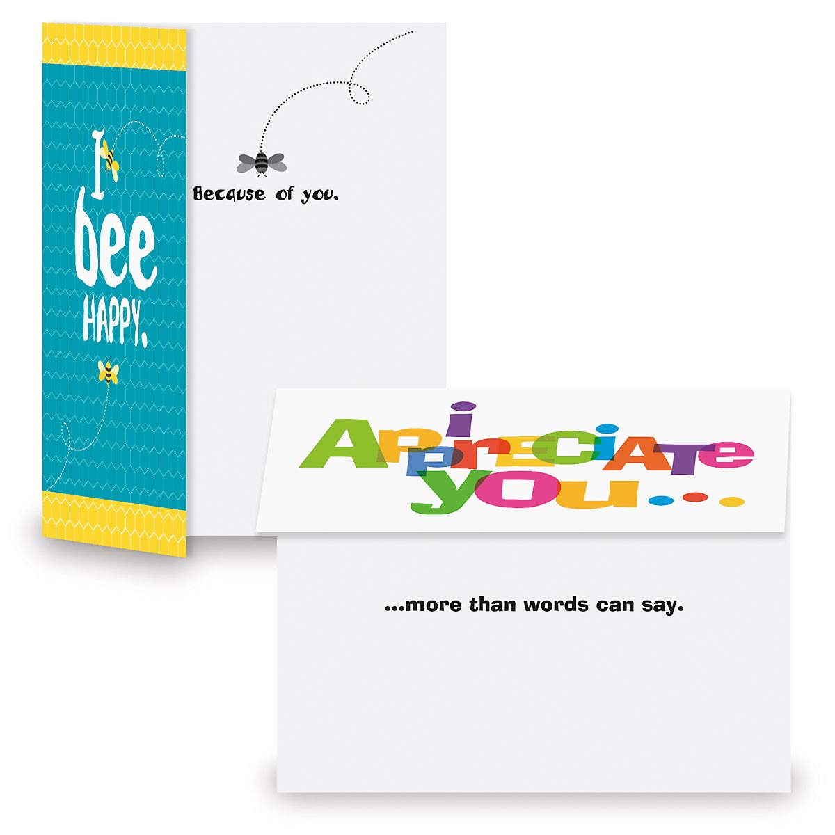 Thinking of You Greeting Cards - 16-Pack with 8 Unique Designs (5