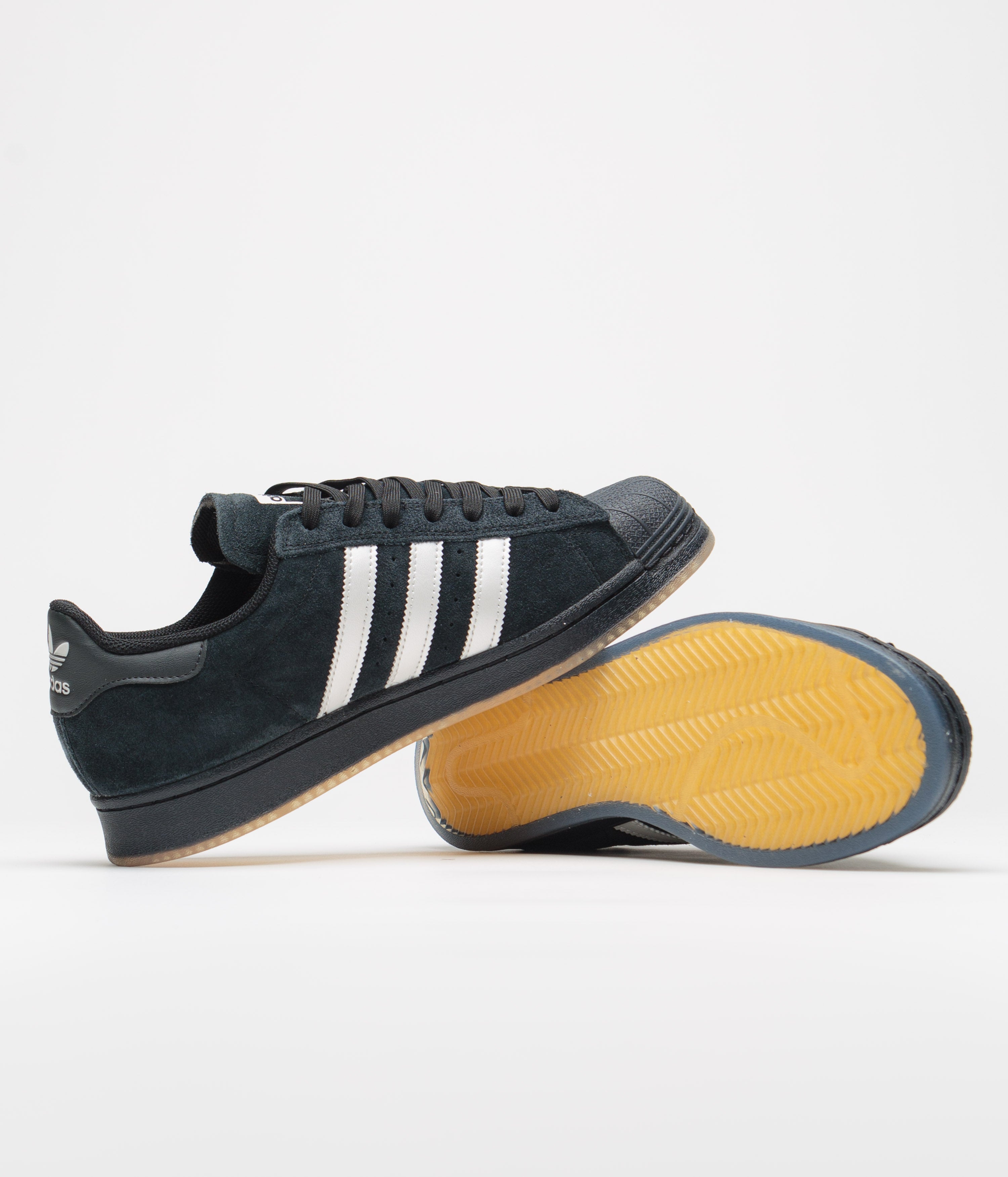 Adidas Superstar ADV Shoes for Men & Women - Core Black / Zero Metallic / Spark - Casual Sneakers for Streetwear, Gym & Everyday Fashion