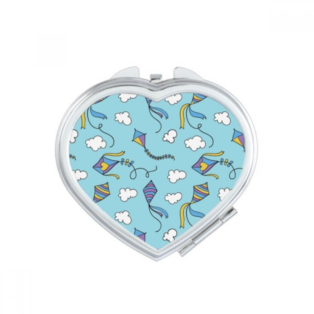 Bestchong Hand Painted Heart Mirror - Portable Travel Makeup Mirror for Home & Travel