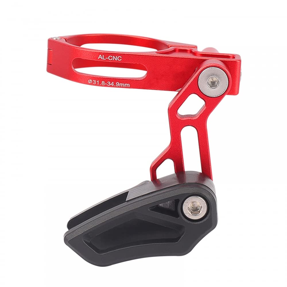 DONGKER Aluminum Alloy Bike Chain Guide - Single Disc Bicycle Chain Protector for MTB & Road Bikes | Durable & Lightweight for Off-Road & Commuting