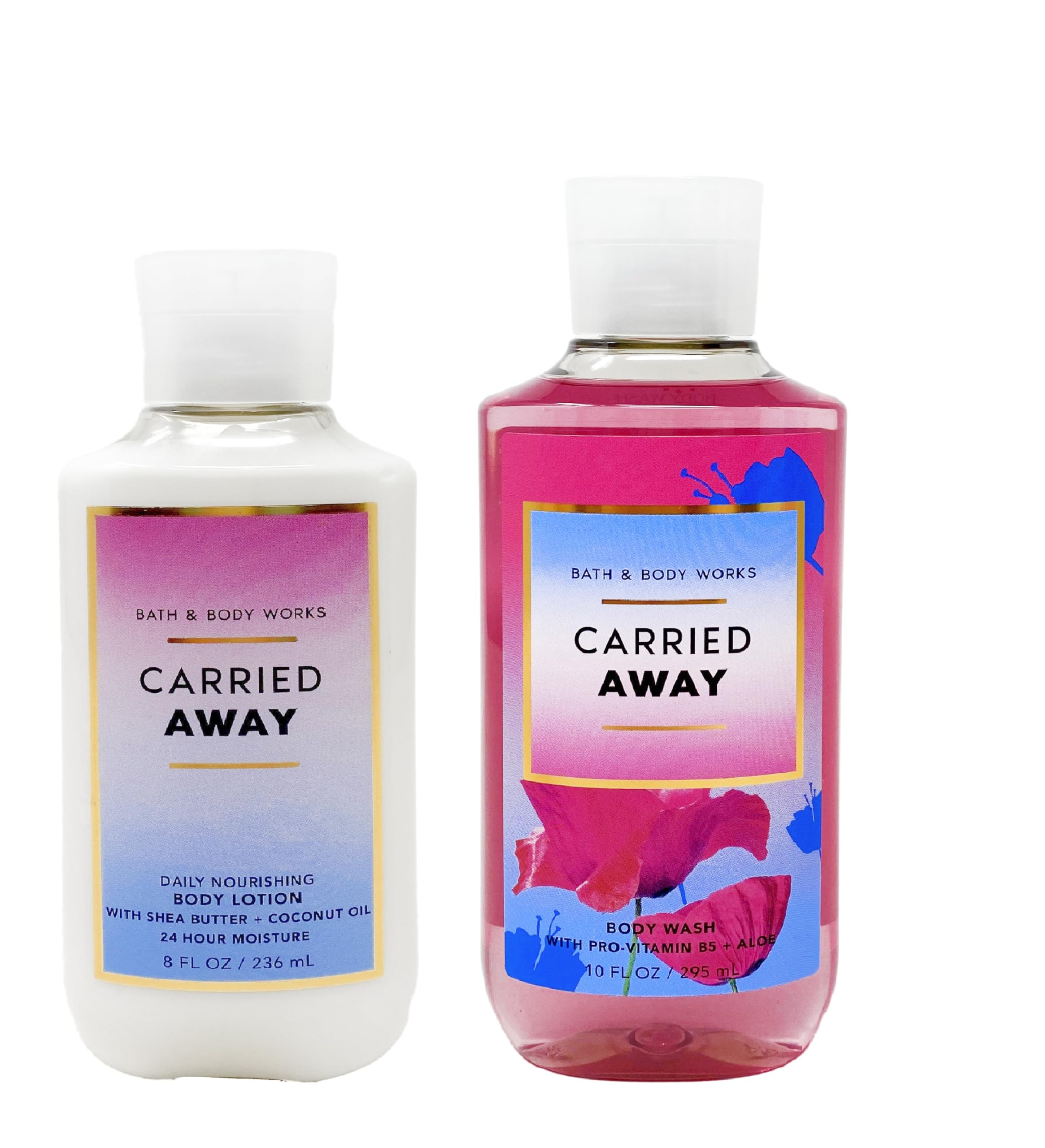 Bath & Body Works Carried Away Gift Set - Body Wash & Lotion Duo | Romantic Fragrance for Couples & Self-Care