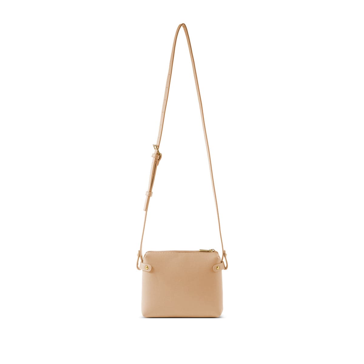 Vegan Leather Shoulder Bag with Diamond Accents | Sand Color | Stylish & Ethical Handbag for Women | Perfect for Work, Travel & Everyday Use