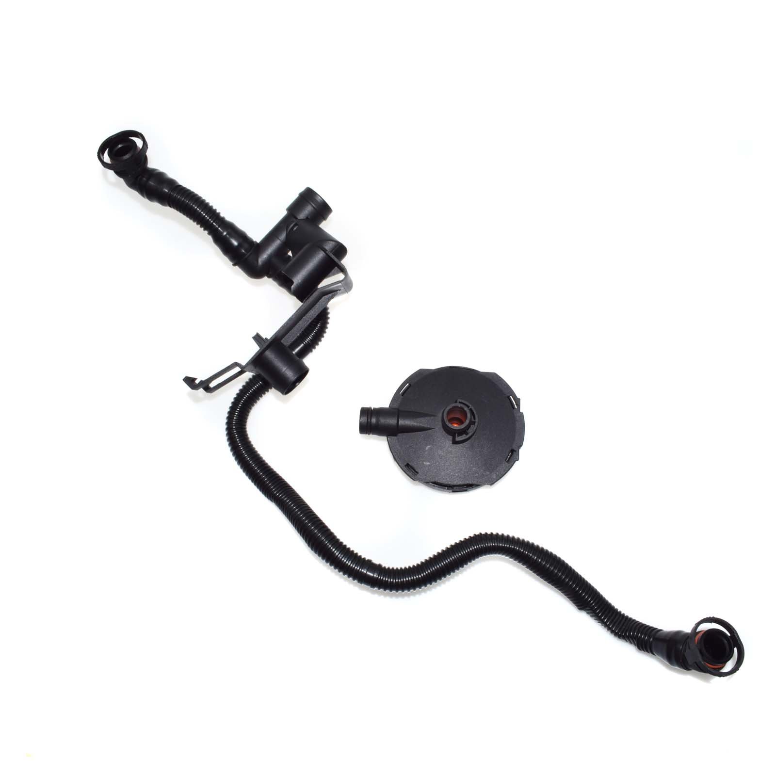 Audi A4 A6 Quattro 3.0 Crankcase Vent Valve & PCV Vacuum Hose Replacement - OEM Quality Breather Hose for Improved Engine Performance & Emissions Control - Perfect for DIY Auto Repair & Maintenance