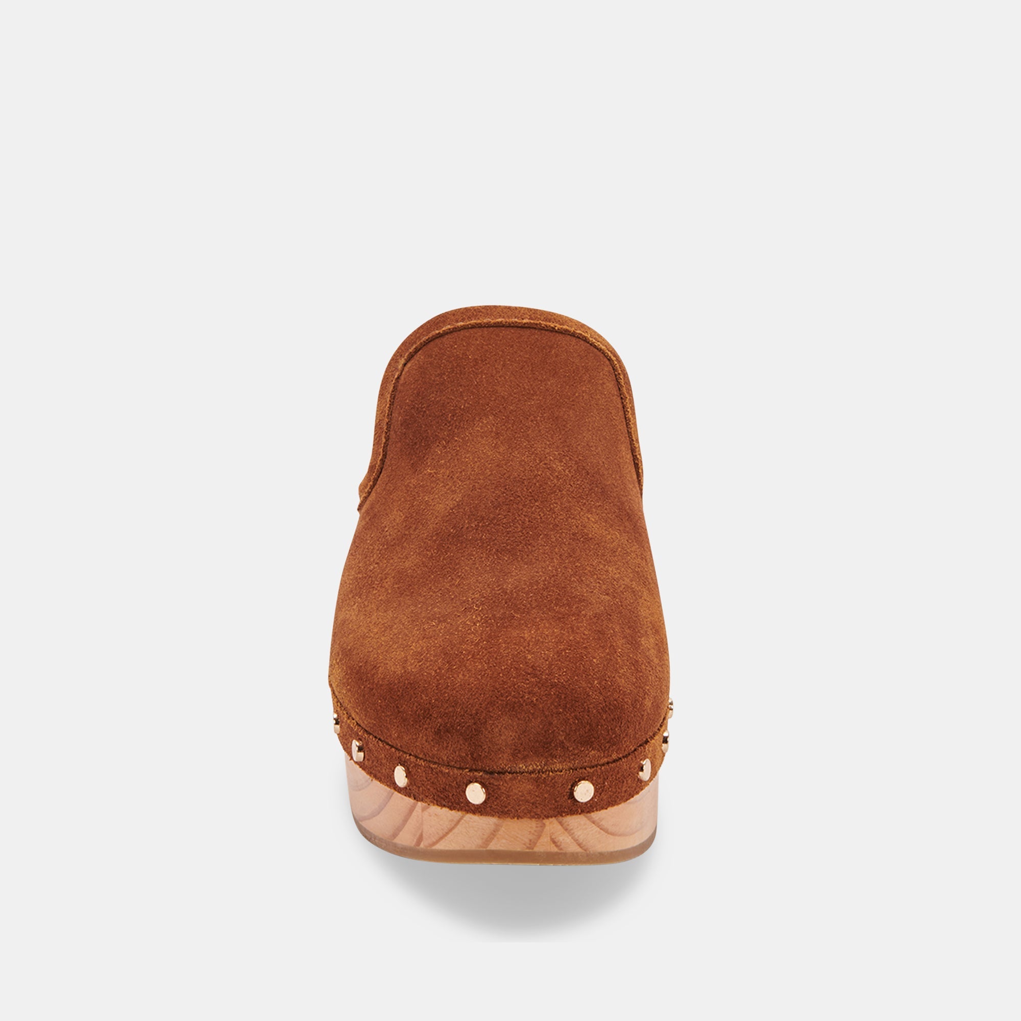 CLOSEN CLOGS Cognac Suede Comfortable Slip-On Shoes for Women - Size 8 (US 935) by re:vita - Perfect for Casual Wear, Office & Outdoor Activities
