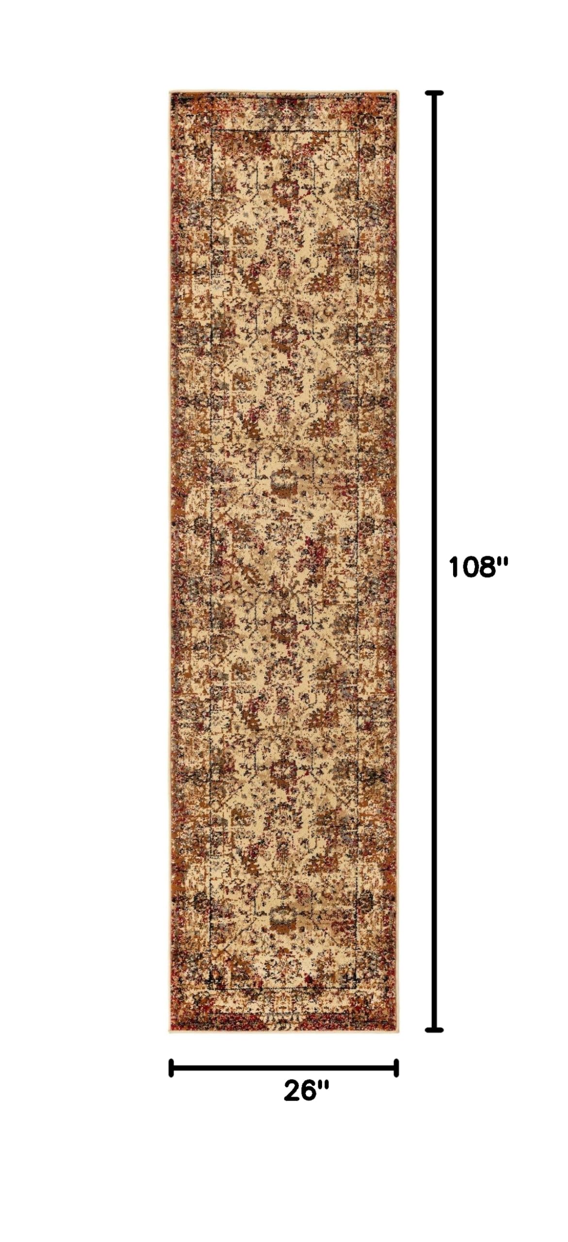 Unique Loom Saturn Collection Area Rug - Ion (2'2