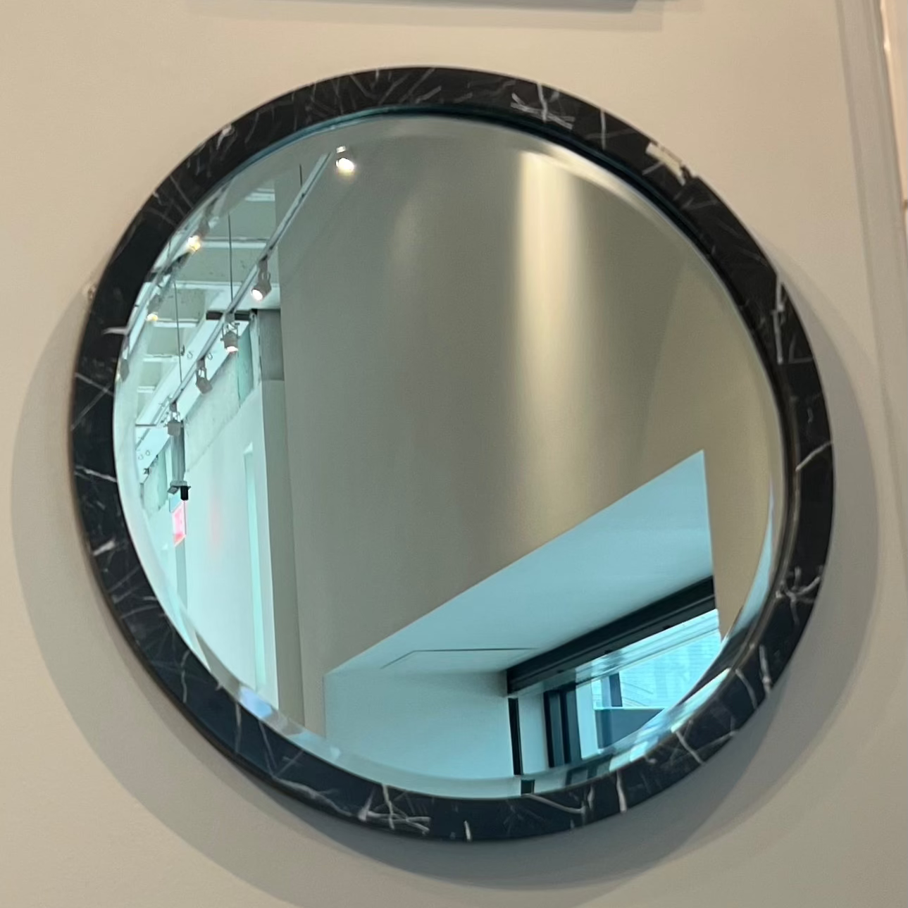 Albert Mirror Nero Marble - Elegant Wall Mirror with Multiple Size Options for Living Room, Bedroom & Entryway Decor