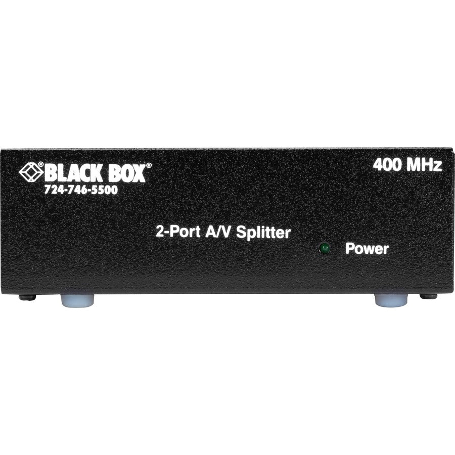 2-Port HDMI Audio Video Splitter - 4K 60Hz HDCP 2.2 - for Home Theater, Gaming & Conference Room Setup