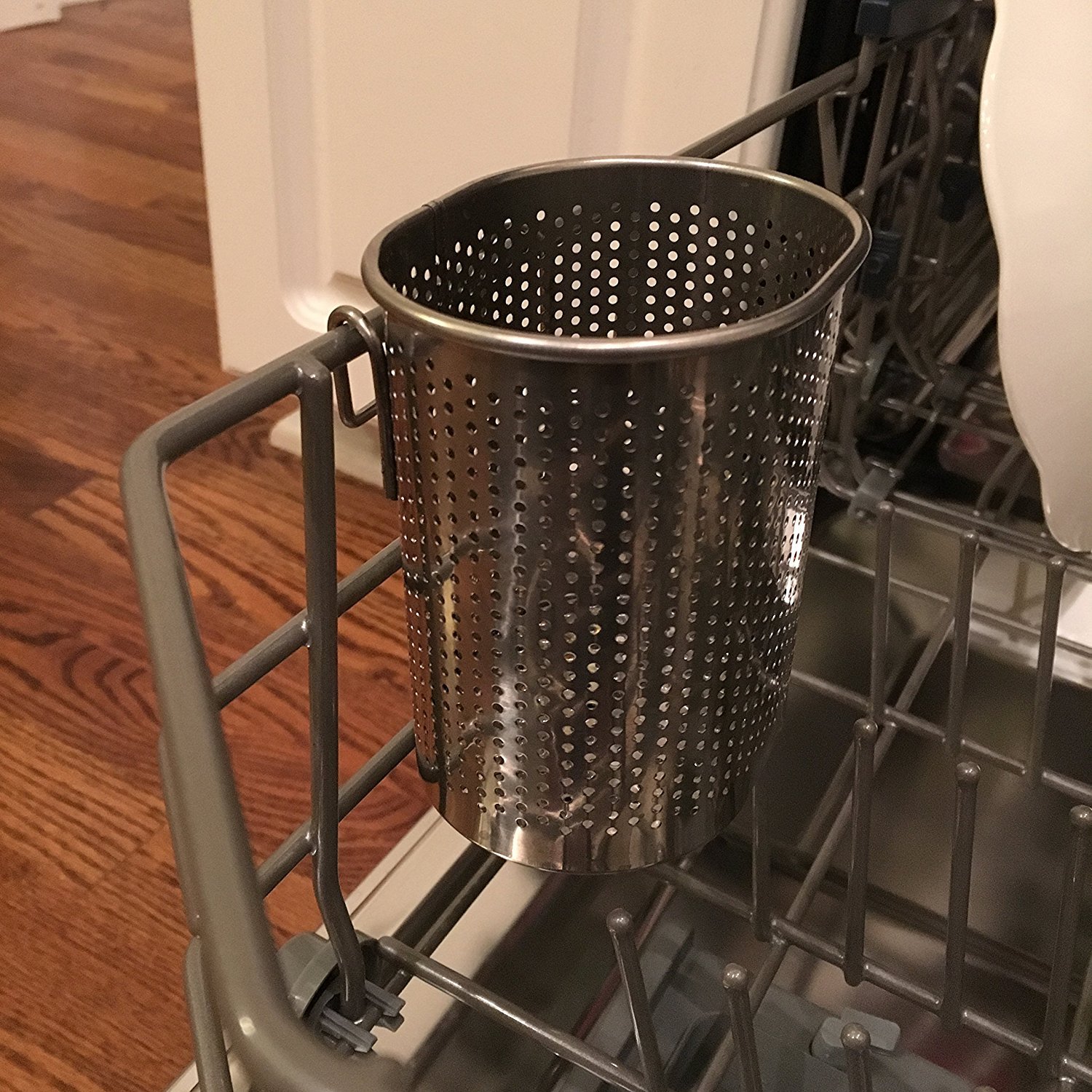 Stainless Steel Cutlery Utensil Holder - Small Oval Chopsticks Organizer for Kitchen, Dishwasher Safe | Perfect for Dining Table, Countertop & Restaurant Use