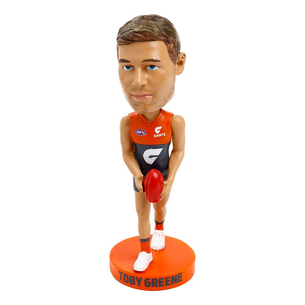 Official AFL Greater Western Sydney Giants Toby Greene Bobblehead - Collectible Football Player Figurine for Fans & Sports Memorabilia Enthusiasts - Perfect for Home Display, Office Decor, or Gifts
