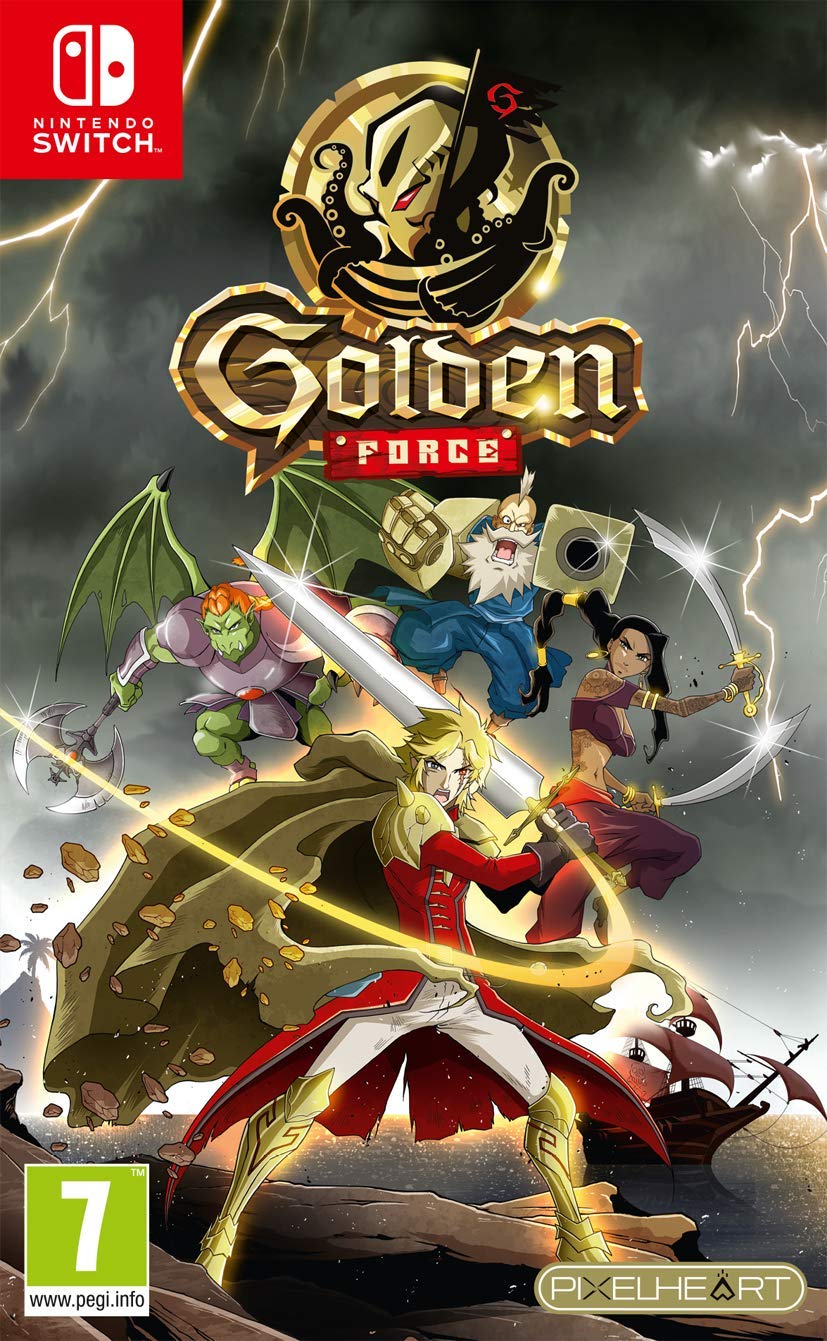 Golden Force Mercenary Edition Collector - Nintendo Switch Game | Action-Adventure RPG for Nintendo Switch | Perfect for Fans of Retro-Inspired Gaming & Co-op Play