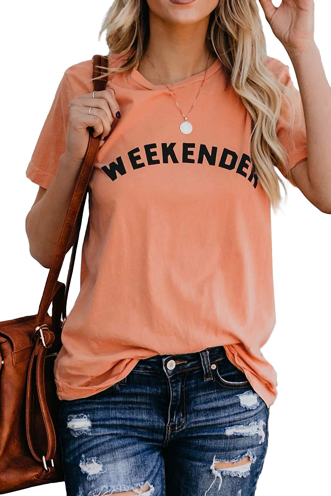 Women's Short Sleeve Crew Neck Graphic T-Shirt - Fashion Basic Casual Tee Top for Everyday Wear | Perfect for Outfits, Street Style & Summer Looks